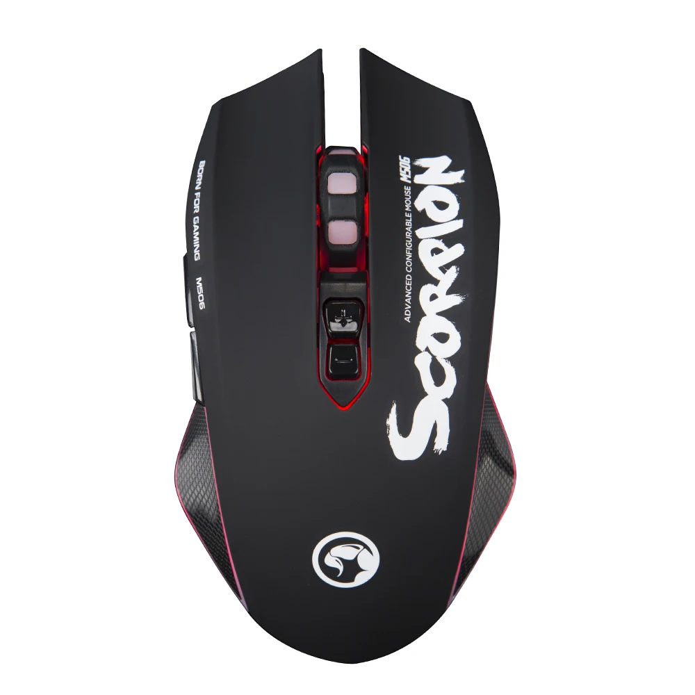 MARVO M506 игровой Мышь 7 кнопок светодиодный Подсветка проводной регулируемые Точек