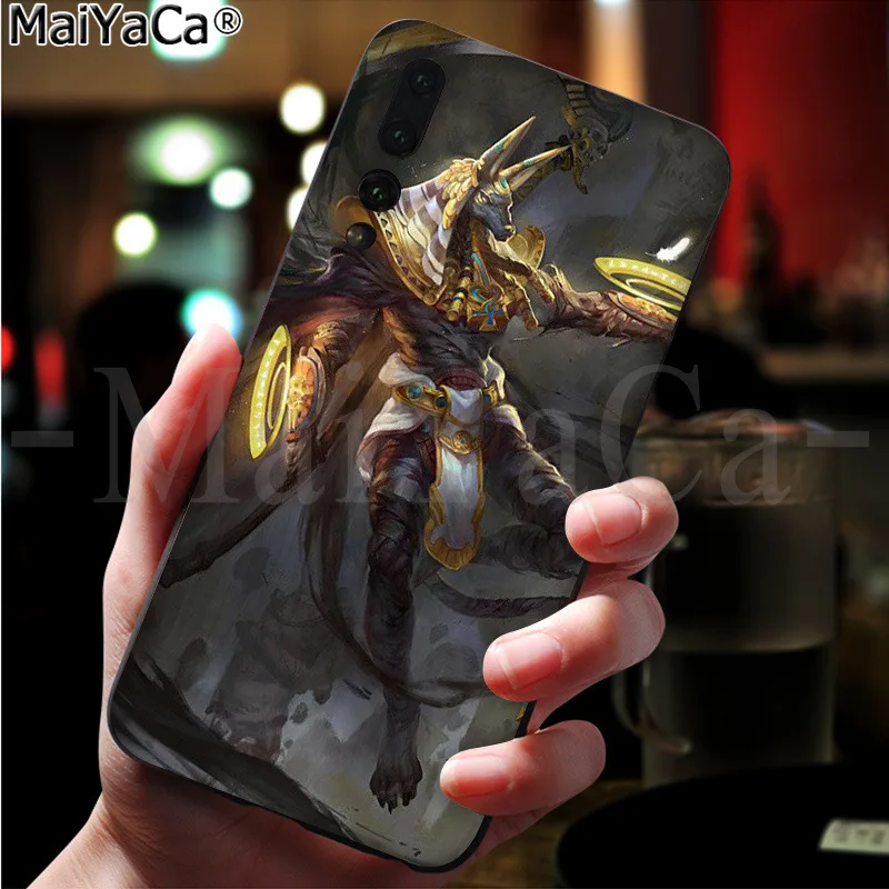MaiYaCa Mesir Anubis Mewah Unik Desain Ponsel Cover untuk Huawei P20 Pro P20 Lite Mate9 10 20 Lite Honor 10 20pro 20x Ponsel