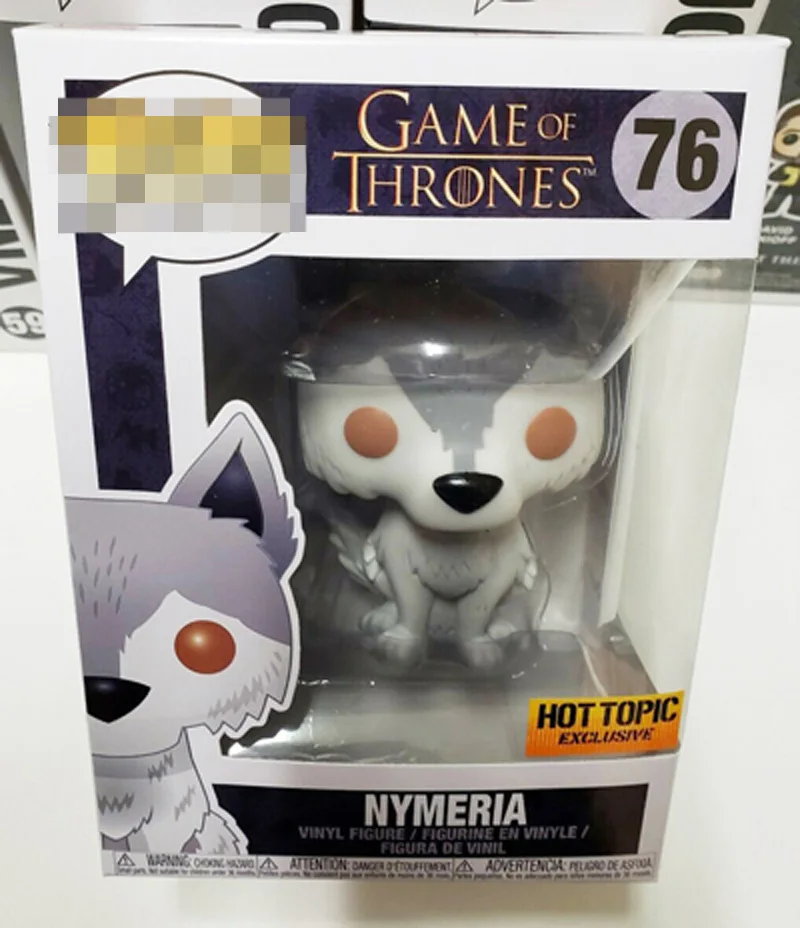 FUNKO POP Игра престолов фигурка питомца диревольф NYMERIA серый ветер призрак модель