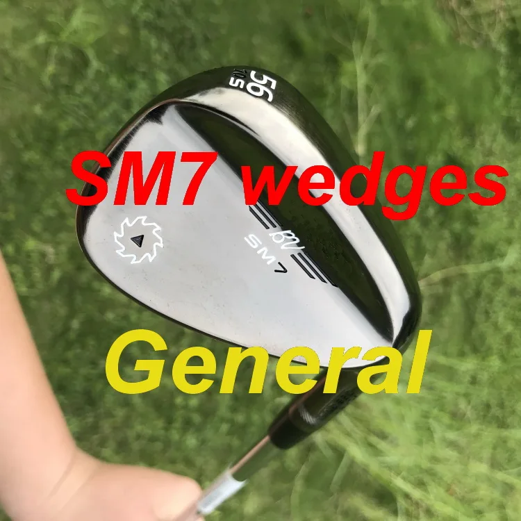 

High quality General golf wedges SM7 wedges Silver/Black/Grey 48 50 52 54 56 58 60 62 degree Vokey Design golf clubs