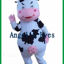 Взрослых Размеры Milkcow молочного скота коровы молока Маскоты костюм персонажа из мультфильма коровы молока Cosply Карнавальный Костюм sw431