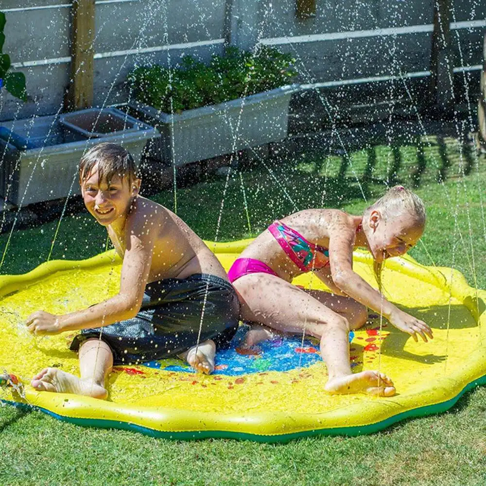 

Durable Inflatable Sprinkler Cushion Summer Children's Outdoor Play Water Games Beach Mat Lawn Toys Children's Summer Essentials