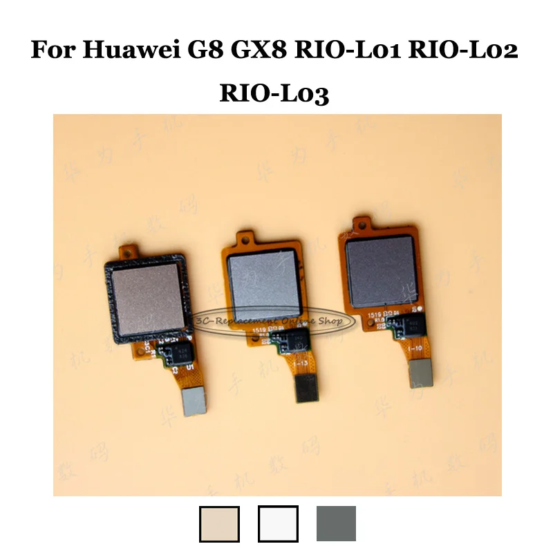 Сканер отпечатков пальцев для Huawei G8 GX8 RIO-L01 RIO-L02 RIO-L03 сенсорный датчик ID Кнопка