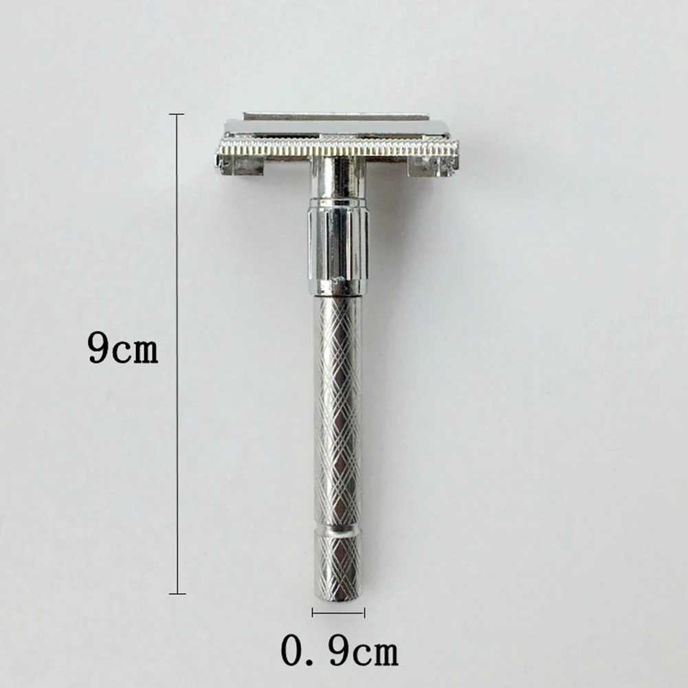 Мужской ручной держатель для бритвы с длинной ручкой с двойным краем, острое лезвие, устройство для формирования прически