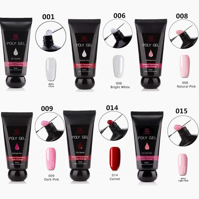 Makartt Polygel Nail Extension Gel Poly Gel 50ML Acrylic Nail