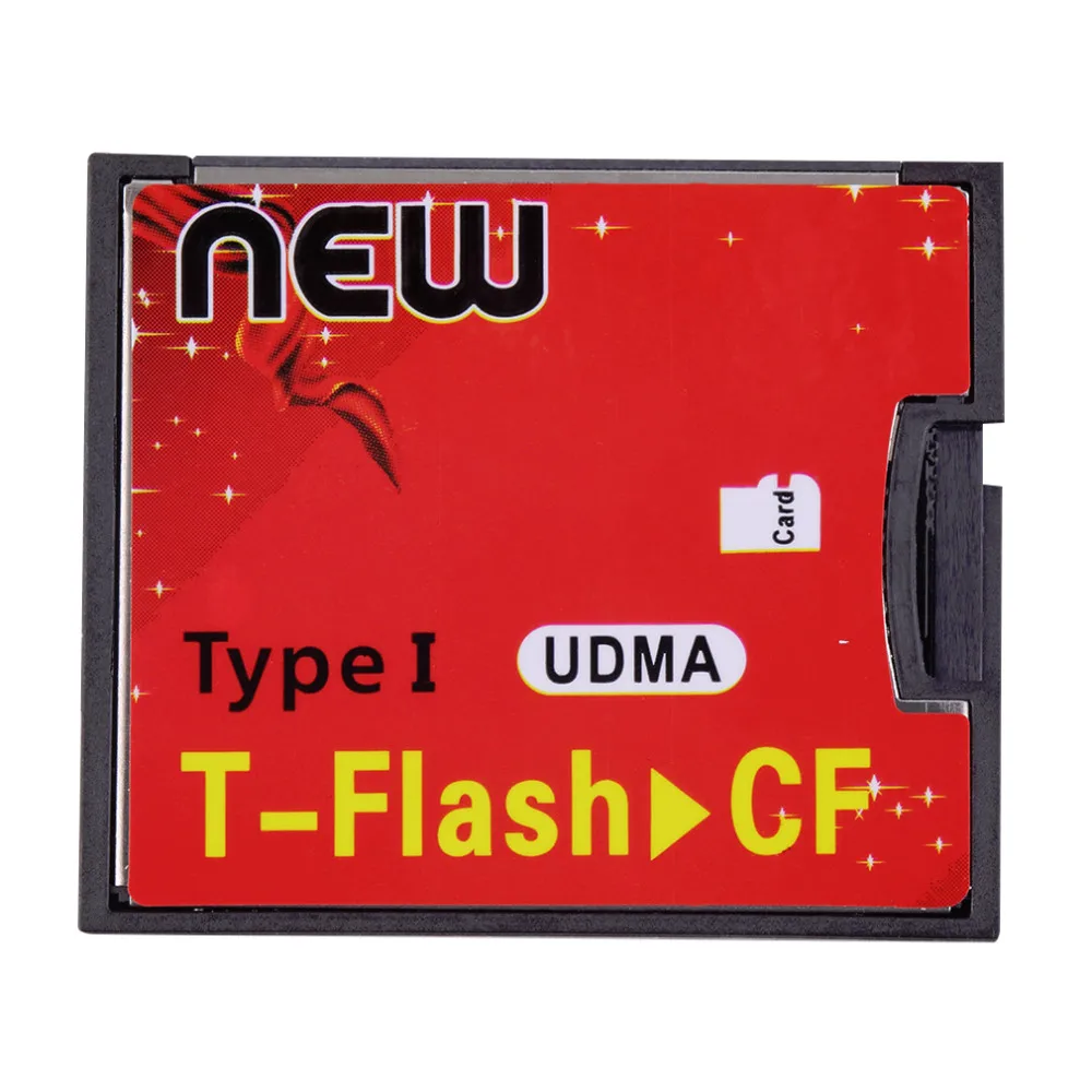 Горячий T-Flash к CF type1 Compact Flash карта памяти UDMA адаптер до 64 Гб Wholelsae дропшиппинг