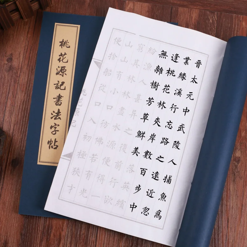 

Peach Blossom Spring Learn Quickly Trace the Copybook Calligraphy Chinese Character Practice Small Rregular Script
