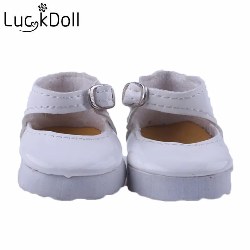 LUCKDOLL однотонная повседневная кожаная обувь 18 дюймов Американский 43 см BabyDoll аксессуары для одежды, игрушки для девочек, поколение, подарок на день рождения