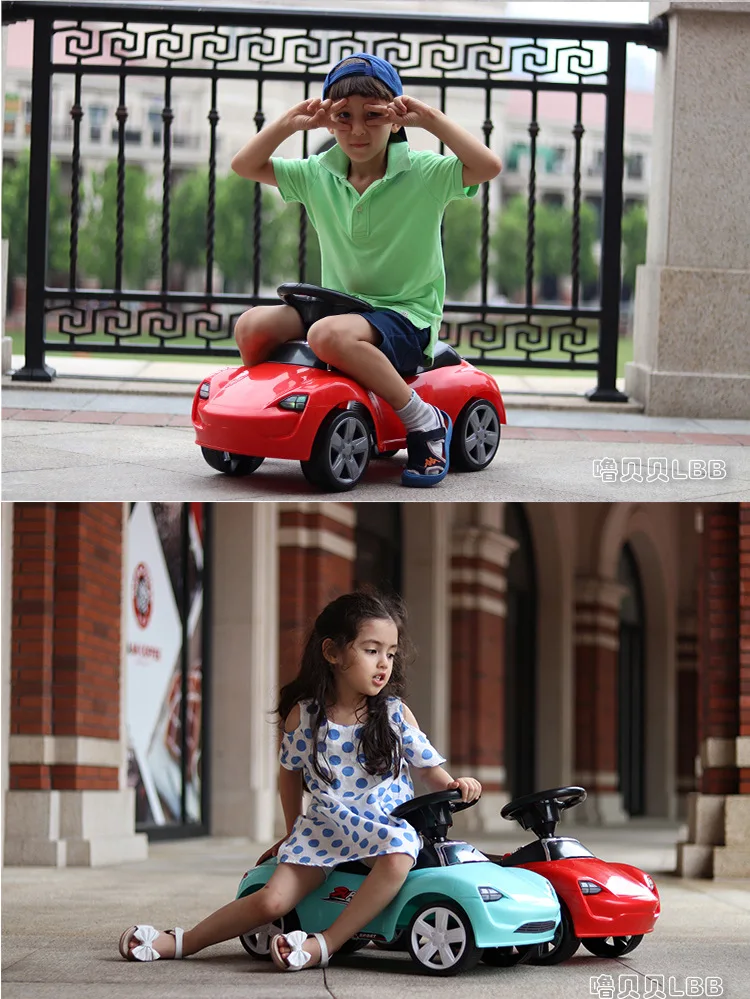Детские четырехколесные музыкальные бесшумные колеса, детские автомобильные игрушки для мальчиков, детские ходунки, электрические машинки для детей 10 мес.-4 лет