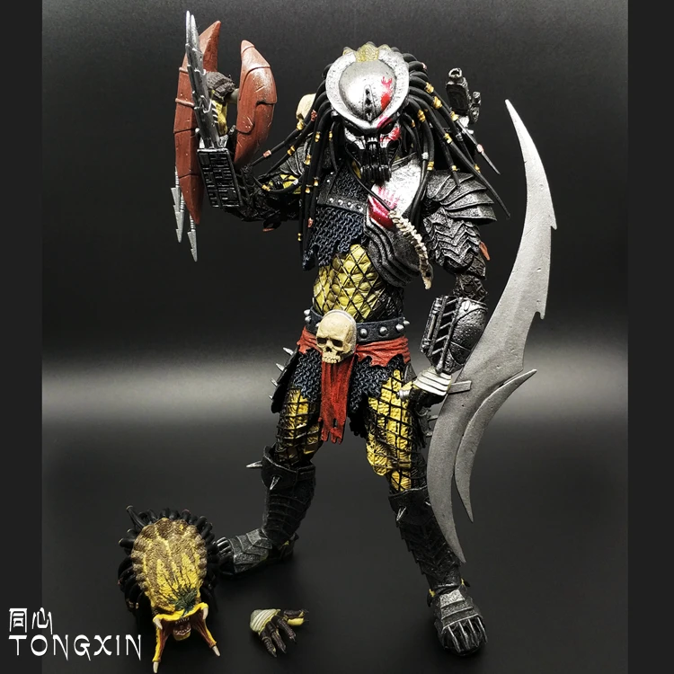 NECA AVP Aliens vs. Predator серия Young Blood/Elder Predator Охотник на змею фигурка игрушки 18 см