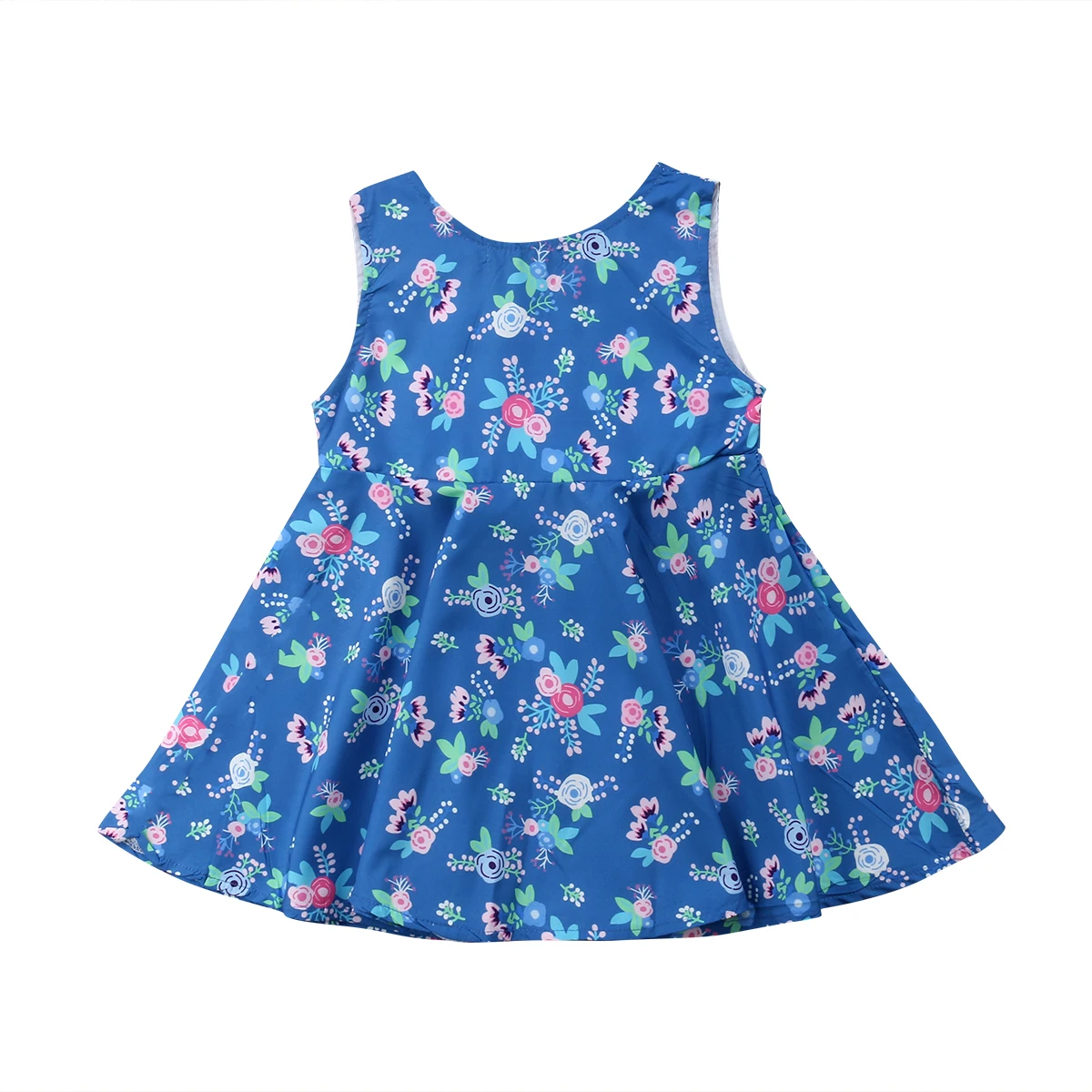 Kids Baby Girls Lace Floral Party Dress Sleeveless Tutu Dresses Clothes | Детская одежда и обувь
