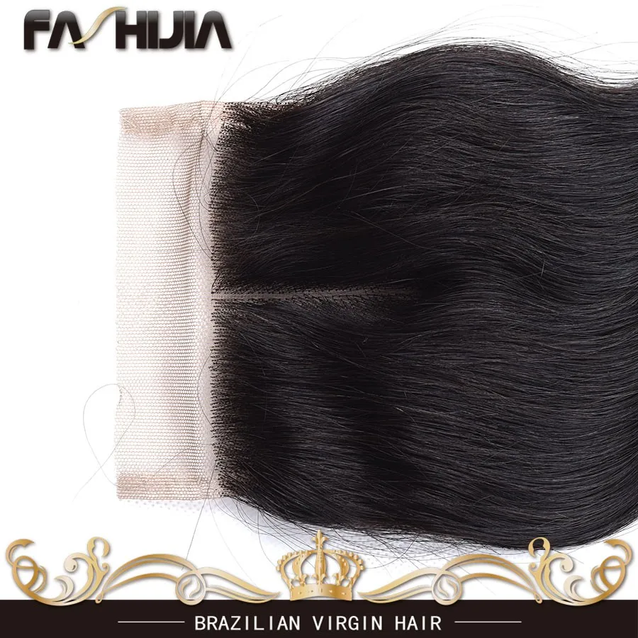 Hot Brazilian Virgin Hair Closure Body Wave 4x4 Lace Closure With Baby Hair Human Hair 8a Lace Closure Bleached Knots 1b# Black ali queen