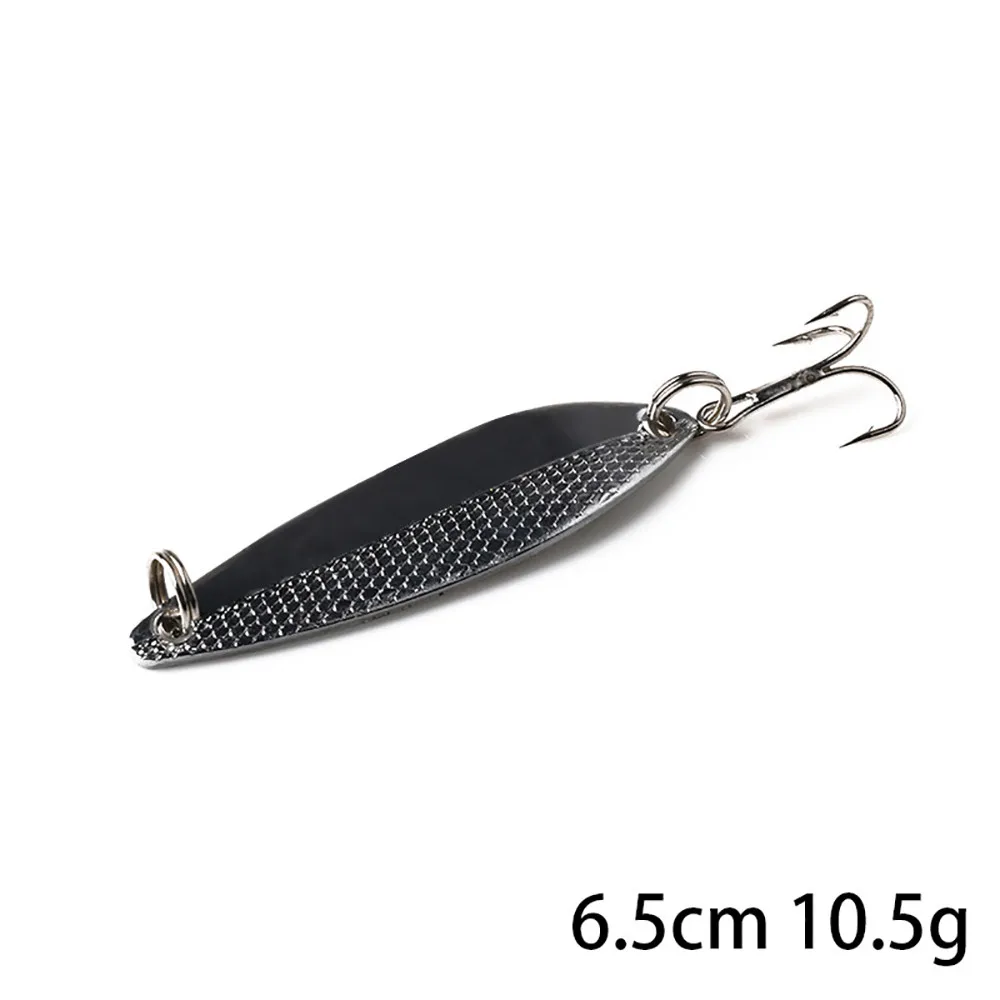 

Two Silver Simulation Fishing Bait 4.3cm/6.5cm Hard Plastic Durable Glitter Bait Bass Micro Jig Metal Lure Pesca Mar