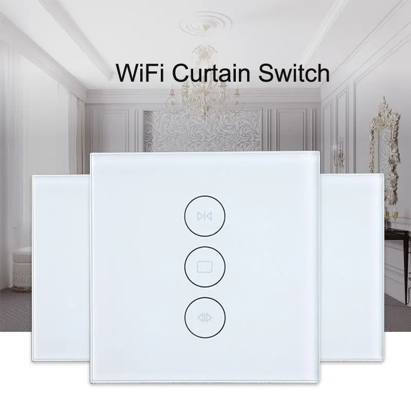 

Tuya EU smart wifi curtain switch For Electric Motorized Curtain Blind Roller Shutter Works with Alexa and Google Home