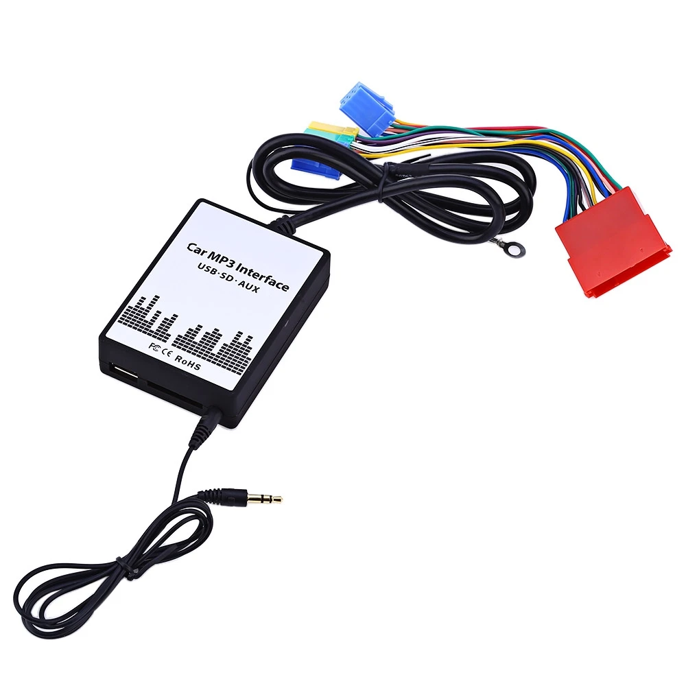 

Smart USB AUX Car MP3 Interface SD Music Player Adapter Connect Audio Digital CD Changer for Audi Interface Simple Installation