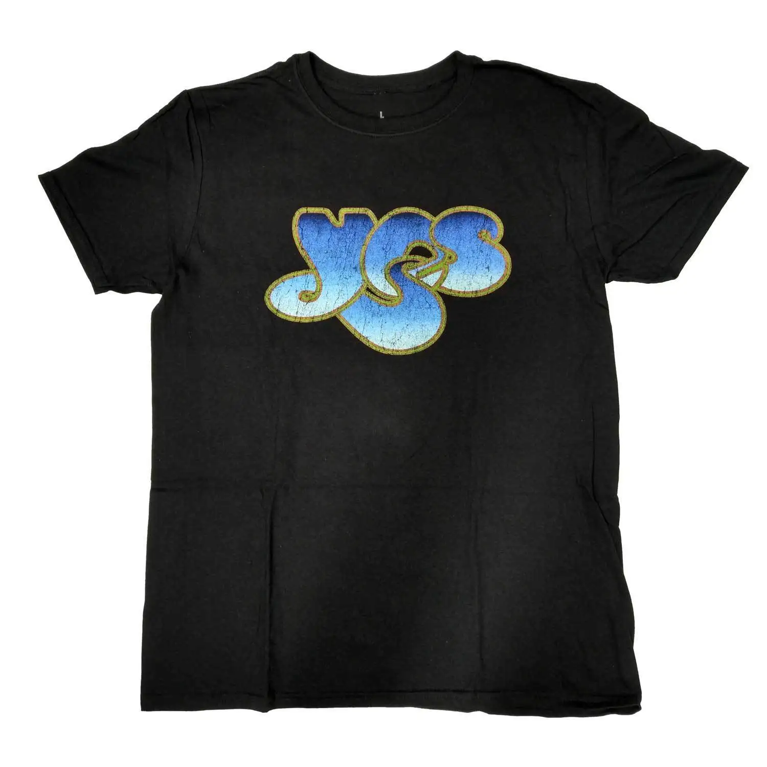 

Yes T Shirt - Roger Dean Classic Yes Bubble Logo 70's Distressed Style Prog Rock Cheap wholesale tees Fashion Style Men Tee