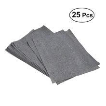 25 листов/пакет переводная бумага калька бумажные угольно-графитные бумажные картины с углеродным покрытием(серый и черный