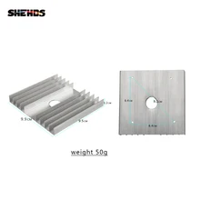 SHEHDS экструдированный алюминиевый радиатор для светодиодный Par или движущаяся головка освещения электронная плата питания рассеивание тепла охлаждение кулер