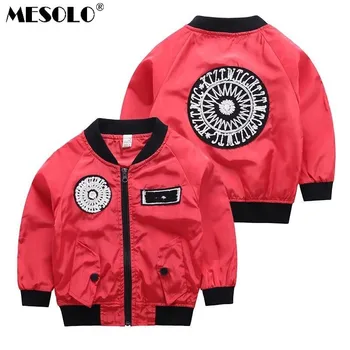 

MESOLO Loose Coat Autumn Children's Garment In Children Baby Jacket Unlined Upper Garment Children Baseball Serve Jacket k1