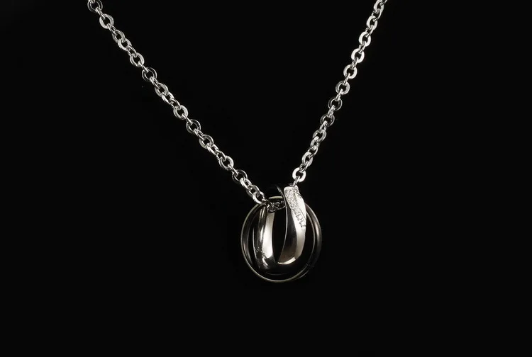 Пара головоломка с половинным сердцем романтические ожерелья с подвесками AAA+ кубический цирконий для женщин и мужчин ювелирные изделия звено цепи GX966