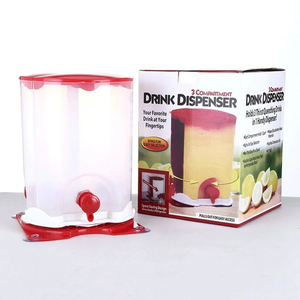 

beverage barrel faucet plastic beer barrel Juice dispensing rotating three grid suction cup