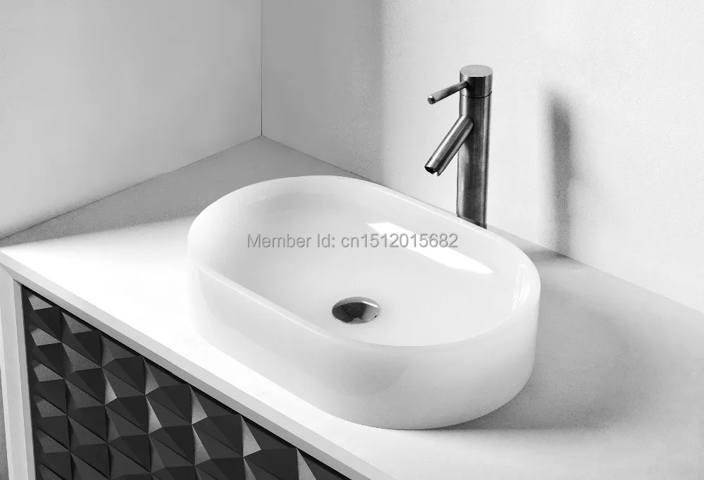 All New Colored Resin Acrylic Hand Wash Basin Vanity Sink Counter