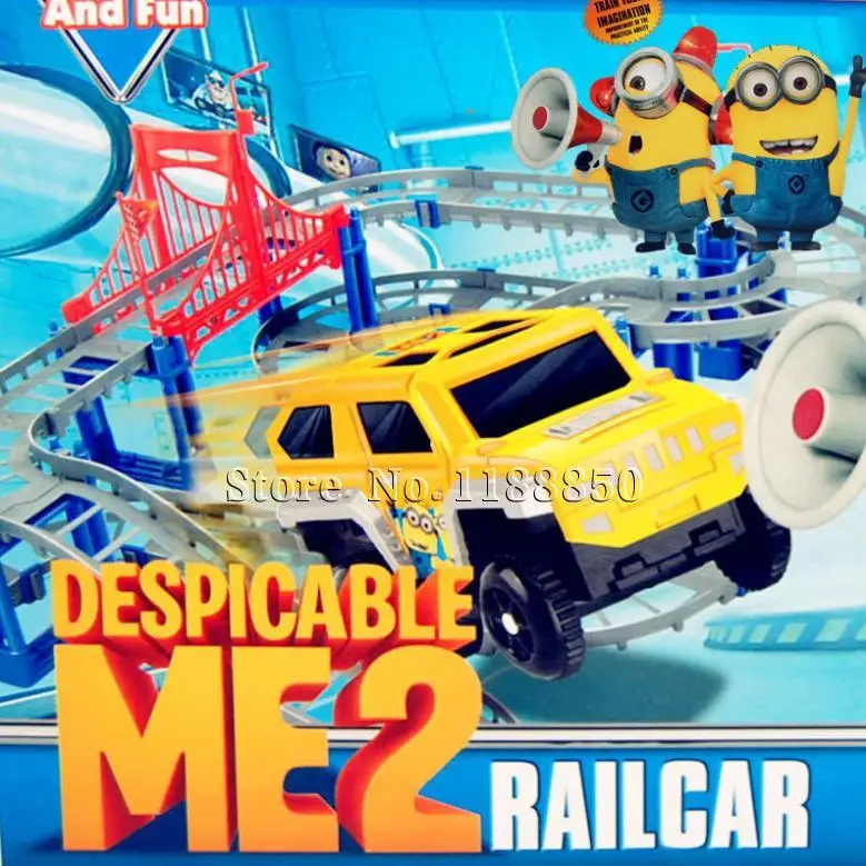 Free Shipping Children's toys electric rail car moving Shinkansen tracks Humvee 600g |