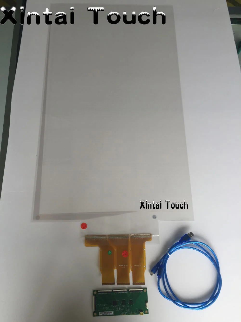 

43" capacitive transparent touch foil 10 points interactive touch screen foil film for window and projection screen