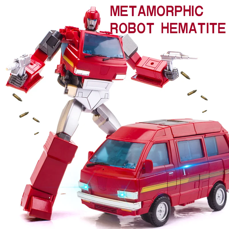 27.5cm WeiJiang Transformation 5 MPP27 Ironhide Oversized MPP 27 Transformation Toy car Robot Action Figure model Last Knight new in stock wei jiang weijiang transformation op commander trailer for mpp10 model oversized action figure robot toy