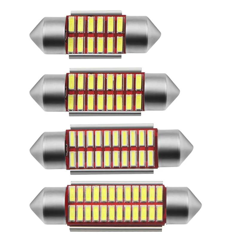Высокое качество 31 мм 36 мм 39 мм 42 мм C5W C10W супер яркий 4014 SMD Автомобильный светодиодный фестон светильник Canbus без ошибок внутренняя Doom лампа
