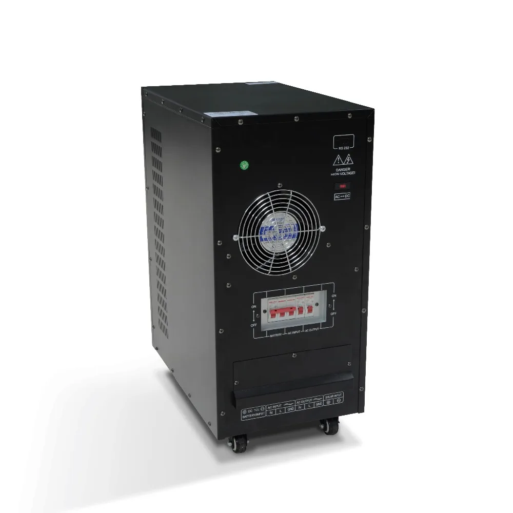 Линейный интерактивный UPS 13KVA 10000W DC192V к AC220V низкочастотный чистый синусоидальный
