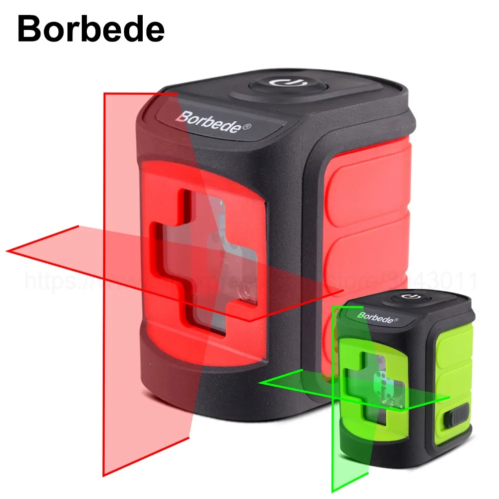 

Borbede Laser Level Self-Leveling Horizontal and Vertical Cross-Line Portable Laser Level