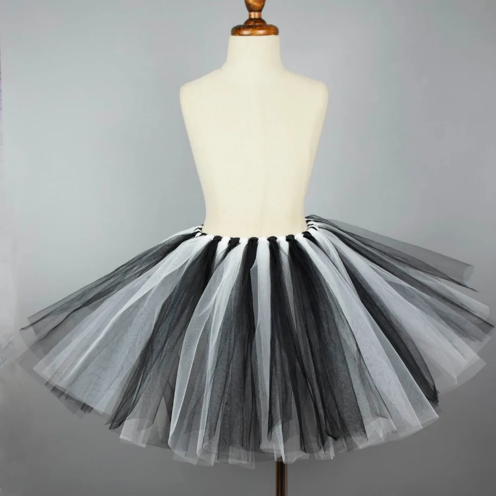 black and white tutu skirt