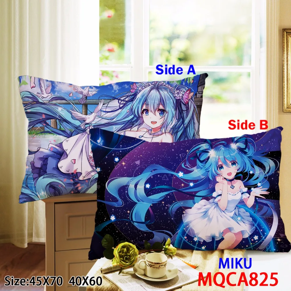 Hatsune Miku Anime Pillow 40x60CM Decorative pillows cushions Quality