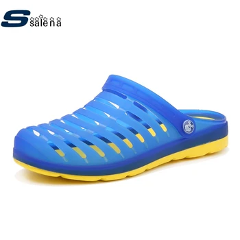

Platform Sandals Men Non-Slip Summer Jelly Shoes Men Beach Shoes AA10053