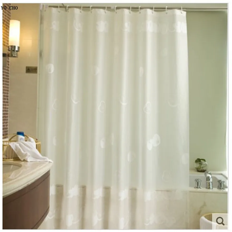 (200cm high) High quality environmental apple modern shower bath curtain waterproof bathtroom