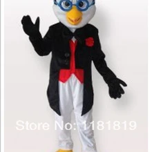 Талисман Пингвин короткий плюшевый костюм талисмана Модный на заказ костюм аниме маскарадные костюмы маскот нарядное платье карнавальный костюм