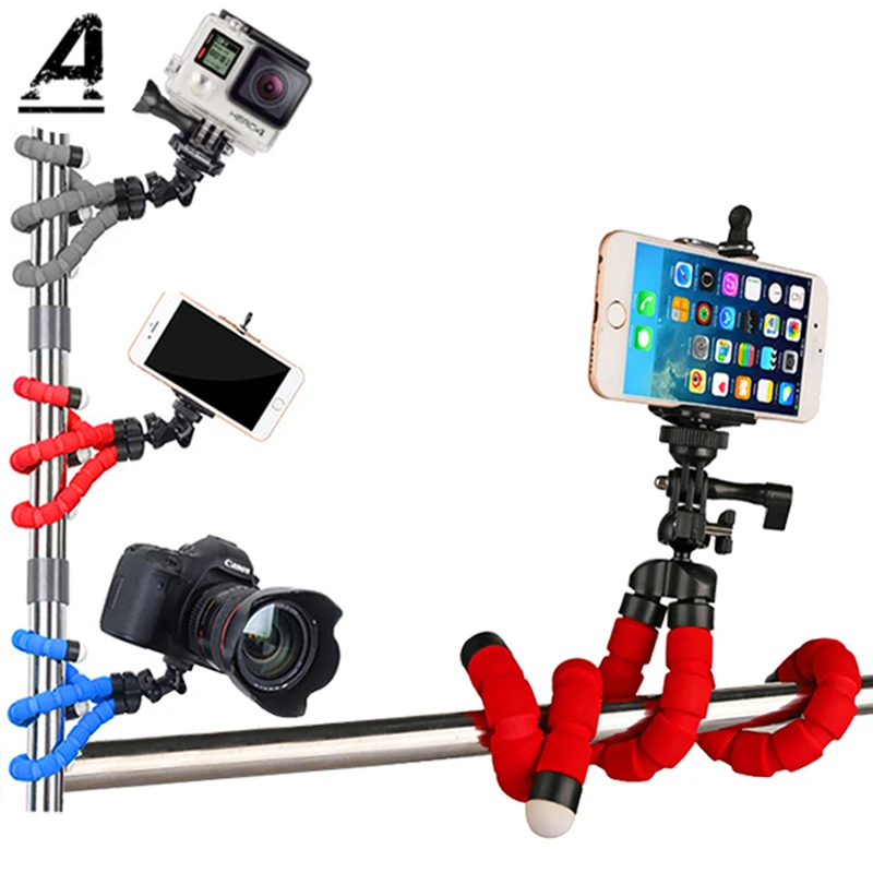 

Tripod for Phone Travel Tripe DSLR Camera Sponge Octopus for Mobile Table Flexible Selfie Holder Mini Monopod Laser Level