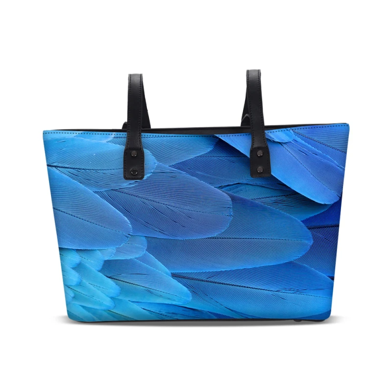 

2018 VEEVANV Brand Large Women Bucket Tote Bag Designer Feather Printing Handbags Female Leather Messenger Shoulder Bags Ladies