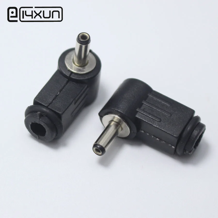 Dc電源プラグ,3.5x1.35mm,3.5x1.35mm,l字型オス,90度直角,シングル