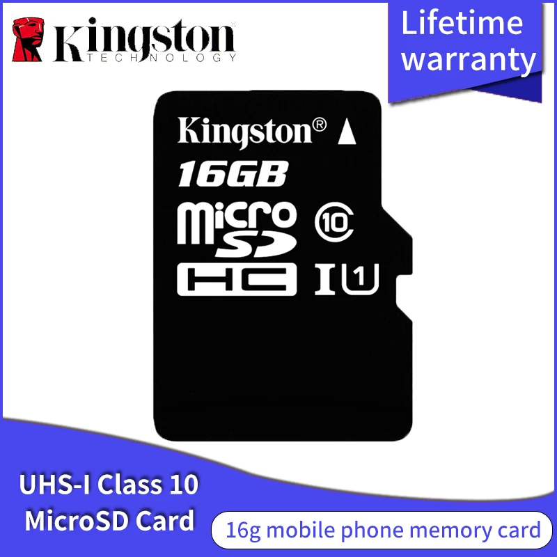 Kingston Micro SD карта 64 ГБ 32 ГБ 16 ГБ 256 ГБ 128 Гб класс 10 карта памяти microSDXC UHS-1 TF карта C10 microSD 8G C4 для смартфонов