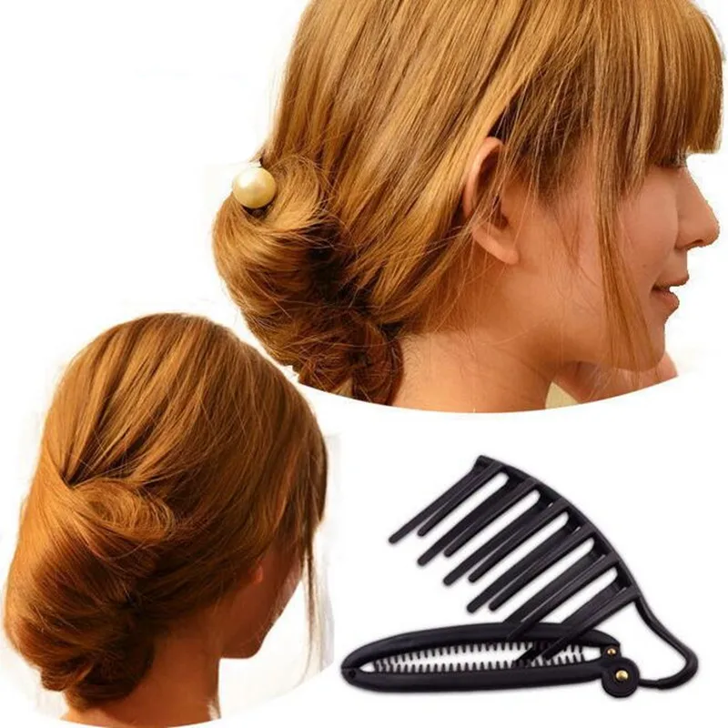 

1 Pc French Night Party Roll Collar Quick and Easy Hairstyle Banquet Hairstyle Hair Styling Tools Functional Hair Clips