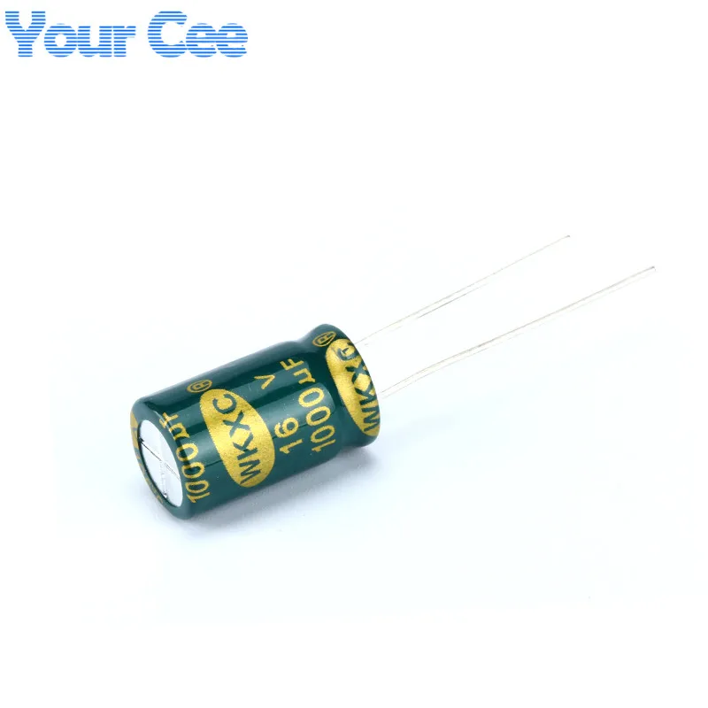20 pcs Electrolytic Capacitors High Frequency 16V 1000UF 10X17MM Aluminum Electrolytic Capacitor