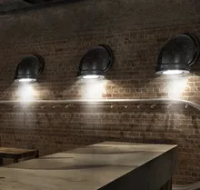 Retro Loft Style Industrial Vintage Wall Light For Home Metal Water Pipe Lamp LED Wall Sconce Indoor Lighting Lampara Pared