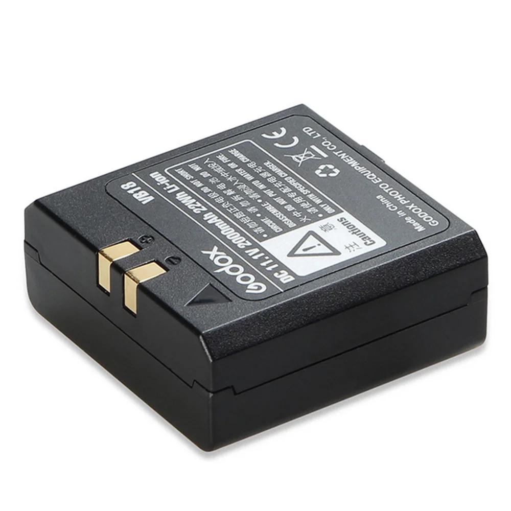 Литий ионный аккумулятор Godox VB18 DC 11 1 В 2000 мАч 22 Вт ч для Ving V850II|Фотовспышки| |