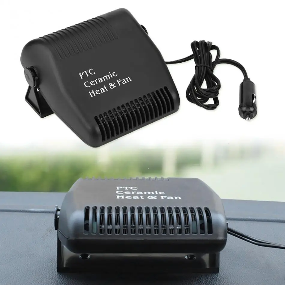 DC 12V 150W 2 in 1 Portable Car Ceramic Heating Cooling Fan Heater  Defroster Demister Auto Vehicle Dryer Window Screen Heater - AliExpress