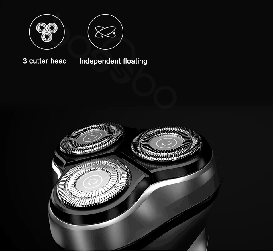 Xiaomi Mijia enchen Electric Shaver Razor for Men Dry Wet Shaving Machine Beard Trimmer 5W Rechargeable Double ring cutter