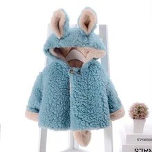 New style Baby Girl Clothes Both Sides Can Wear Winter Coats Thick Warm Clothing Vestido Infantil