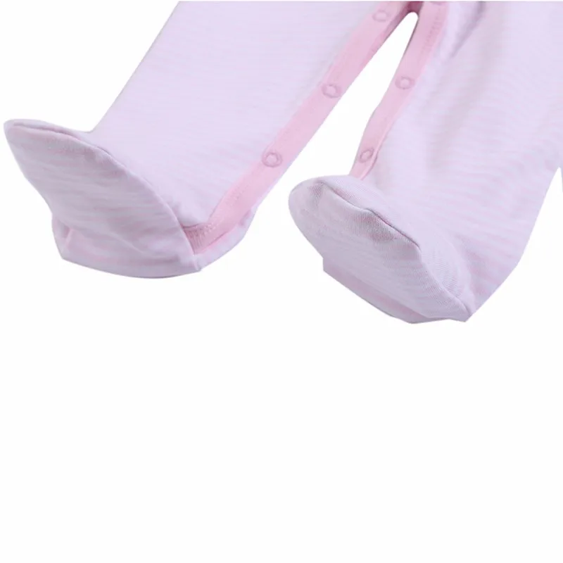 2 Pcslot Baby Clothes Baby Boy Girls Footed Romper Baby Rompers 100% Cotton Sleep & Play Clothes Baby Pajamas Newborn Clothing (9)