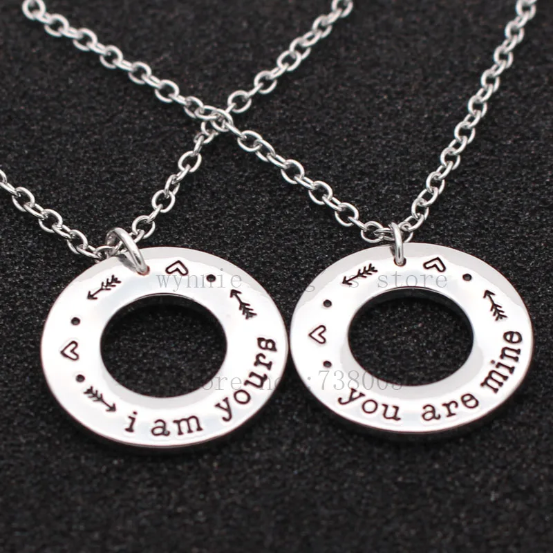 Ожерелье с надписью Я ваш вы моя | Украшения и аксессуары